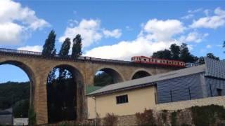 Trains réels  X2844 et X2907 de lassociation lAutorail Limousinquot à SARLAT [upl. by Leeland]