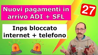 Nuovi pagamenti in arrivo da Inps  Sito internet e centralino Inps tutto bloccato disagi in Italia [upl. by Ahar]