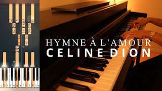 Celine Dion  Hymne à lamour  Katherine Cordova  Piano Tutorial  Piano Cover [upl. by Llehcal]