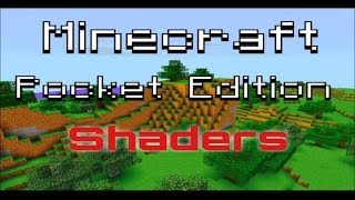 MCPE  081  shaders mod reviewtutorial for ios [upl. by Anairb]