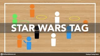 Star Wars Tag  Physical Education Game Chasing amp Fleeing [upl. by Eolhc]