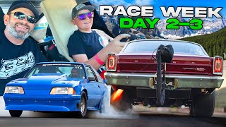 15 year old drives 1200HP Mustang  Stick Shift cars BATTLE for 1st place  Race Week Day 23 [upl. by Les457]