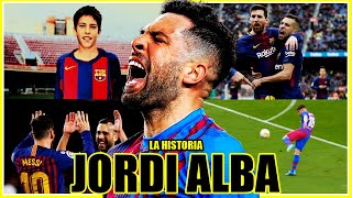 AMADO y ODIADO pero LEYENDA del BARÇA  🇪🇸Jordi Alba La Historia [upl. by Chiquia]