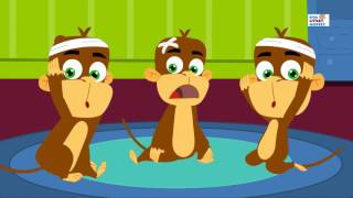 Five little monkeys  nursery rhymes  kids songs  baby videos [upl. by Nollahp517]