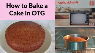 How to Bake a Cake in OTG Perfectly  Eggless Vanilla Cake  Moumitas Happy Cooking Lab [upl. by Byram]