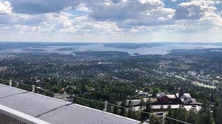 På taket av Holmenkollen  fantastisk utsikt Minutt for minutt  The Holmenkollen ski jump [upl. by Jagir]