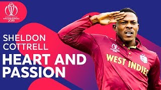 Sheldon Cottrell  Heart Passion and THAT Salute  ICC Cricket World Cup 2019 [upl. by Huttan86]