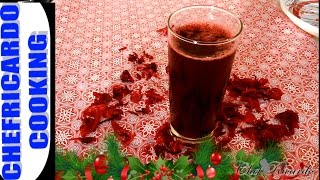 Sorrel Drink For Christmas Dinner Jamaican Sorrel Drink   Recipes By Chef Ricardo [upl. by Cyndy517]