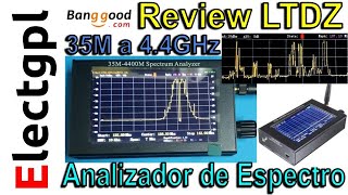 Analizador de Espectro Portatil LTDZ con LCD 35M a 4400M  Sponsor Banggood [upl. by Jahdal]