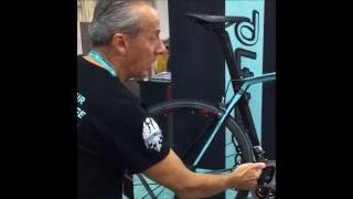 2017 Bianchi Oltre XR4 Angelo Lecchi Interbike Presentation  stickboybike [upl. by Arreit161]