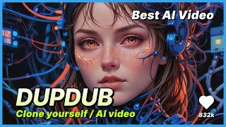 Dupdub  Amazing AI cloning and AI avatar tool you shouldnt miss dupdub [upl. by Elmina]