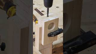 Awesome Drill Hole for woodworking Joints [upl. by Dralliw]