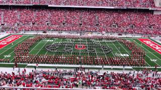 Ohio State Marching Band TBDBITL Halftime DDay and Quad Script Ohio 9 13 2014Band [upl. by Lorolla]