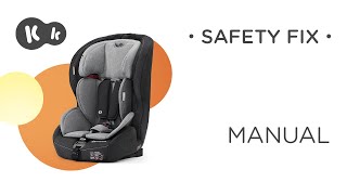 How to install the Kinderkraft SAFETY FIX 936 kg car seat How To Video  Tutorial [upl. by Allerim331]