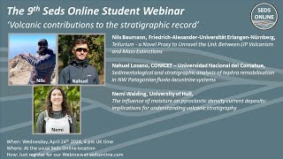 The 9th Seds Online Student Webinar Volcanic contributions to the stratigraphic record [upl. by Losiram]