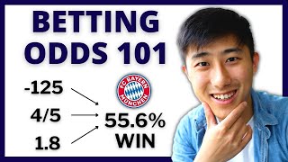 Betting Odds Explained  Sports Betting 101 [upl. by Ahsikan]