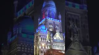 Brihanmumbai Municipal Corporation😳NightMumbaiAttractive shorts shawvlogs3286 [upl. by Niatsirk]