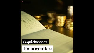 Ce qui change au 1er novembre [upl. by Reedy]