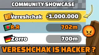 FAKE VERESHCHAK HACKER  😡 amp UNFAIR COMMUNITY SHOWCASE 😥 Hill Climb Racing 2 [upl. by Dagny80]