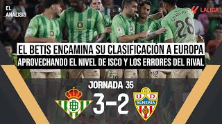 El ANÁLISIS del REAL BETIS 32 UD ALMERÍA  Pedro González [upl. by Ailadgim519]