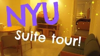 NYU Third North Freshman SUITE TOUR  College Life [upl. by Corabella]