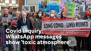 UK Covid Inquiry resumes as government actions during pandemic under scrutiny [upl. by Nnylecyoj579]