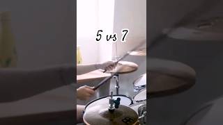 5 vs 7 double Polyrhythm for try harders [upl. by Quinby]