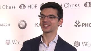 Moscow Grand Prix 2019 Round 1 game 2 Interview with Anish Giri and Daniil Dubov [upl. by Goldi]