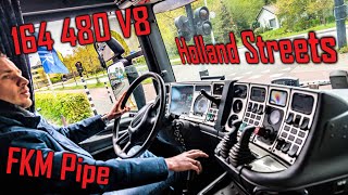 HOLLAND CITY CRUISE Scania 164L 480 V8  FKM Exhaust [upl. by Aileduab]