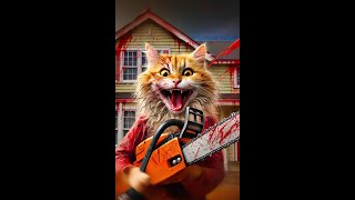 The neighbor misunderstood the cute Cat 😨 kitten horror cartoon [upl. by Roxy135]