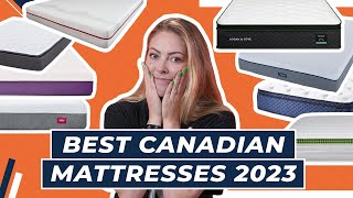 Best Canadian Mattresses 2023  Our Top 8 Canadian Bed Picks [upl. by Adnorahc]