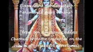 Devi Kavacham The Armour  the many forms of the Goddess Durga  with English translation [upl. by Notlew]