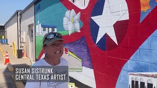 La Salle Avenue mural greets Waco drivers at Goodwill [upl. by Hecht209]