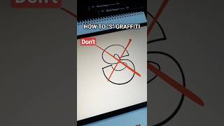 Easy draw letter quotSquot graffiti short [upl. by Beck]