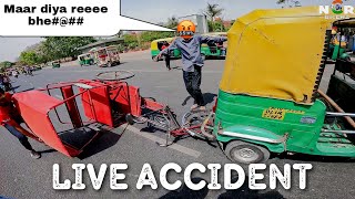 Daaru 🍺 Pe Kar Chala Raha Tha🤔  caught On Camera Live  NCR Bikerz [upl. by Eiclek90]