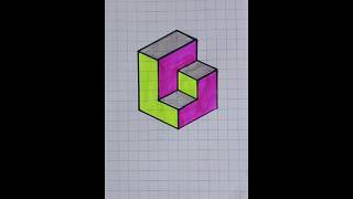 3dartvisualeffects illusion artdrawing 3ddrawing 3d3dartviralvideocoloring shading sketch [upl. by Gilberta]