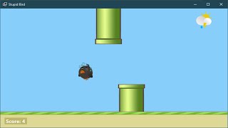 C Tutorial  How to make a Flappy bird Game in C  FoxLearn [upl. by Wie]