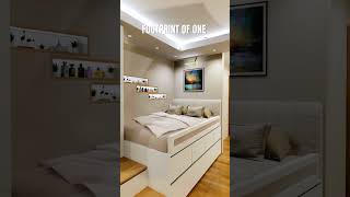 Maximize your space using TRUNDLE BED shorts interirordesign apartment [upl. by Iluj]