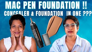 NEW MAC Pen Foundation In My Stash  Honest Review JoyGeeks1 [upl. by Gnilhsa]