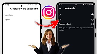 Instagram Ayarlarında Görünmeyen Karanlık Mod Nasıl Düzeltilir 2024 [upl. by Adnuahsal]