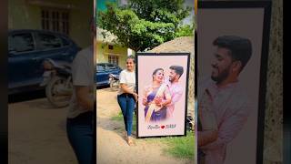 Madhu gowda nikhil ravindra photo frame 😱 madhunikhil nikhilnisha nikhil nithashopping0415 [upl. by Akimihs]