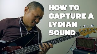 Lydian  How To Capture A Lydian Sound In Your Bass Solos [upl. by Posner337]