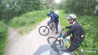 MTB mountain biking around haughmond hill ‎shrewsbury Tippy Stevey George amp Kyle [upl. by Tavey117]