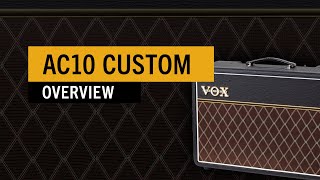 Vox AC10 Custom  legendary Vox tone in a compact portable plugandplay amp [upl. by Havener]