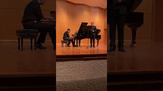 Douglas Perez  Doctoral Collaborative Piano Recital 2 Pt 2 of 2 [upl. by Eceinahs]