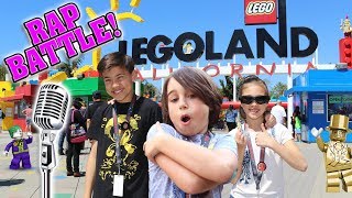 LEGOLAND RAP BATTLE Surprising Big Fan at Legoland We Found Mr Gold Again [upl. by Lorilyn]