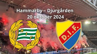 Hammarby – Djurgården 20 oktober 2024 [upl. by Enaek]