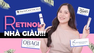 So sánh RETINOL HÀNG HIỆU ZO Obagi Skinceuticals Kiehls  đáng tiền không chưa biết nhưng… [upl. by Kelby]