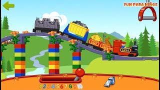 Lego Duplo Train 🚂 Juego de trenes para niños pequeños gratis [upl. by Irami]