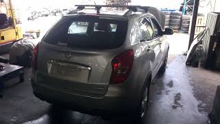 V3602 SSANGYONG KORANDO C200 EXDI200 20 TURBO DIESEL AWD ENGINE RUNNING AT NARELLAN AUTO PARTS PLUS [upl. by Showker]